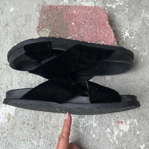Saint Laurent velvet slides - Picture 2 of 11